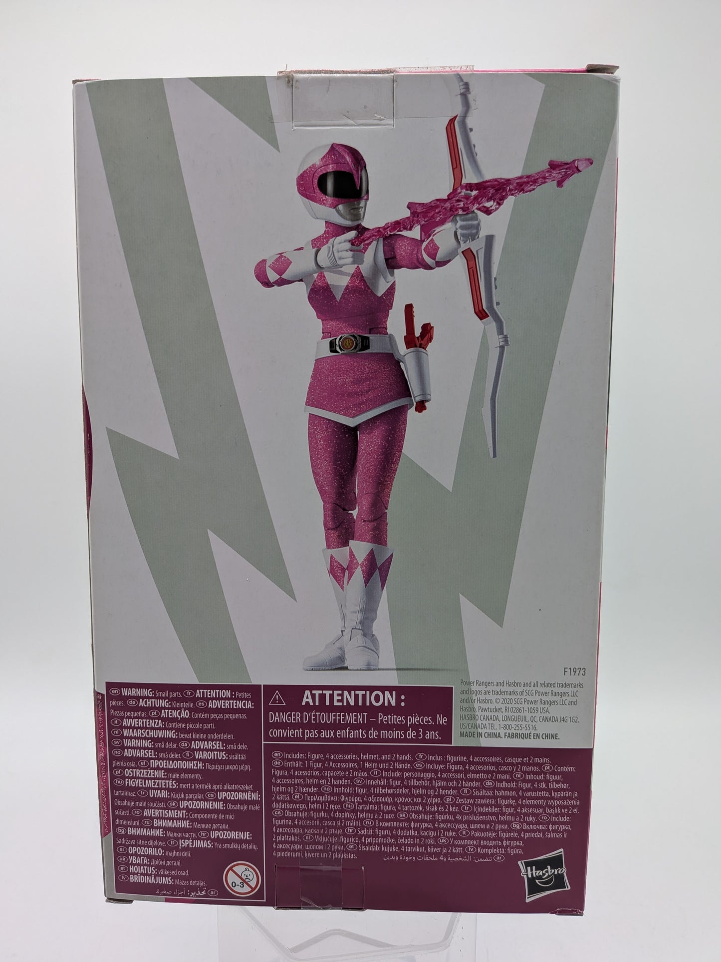 Hasbro 2020 Power Rangers Lightning Collection Mighty Morphin "Metallic" Pink Ranger Action Figure