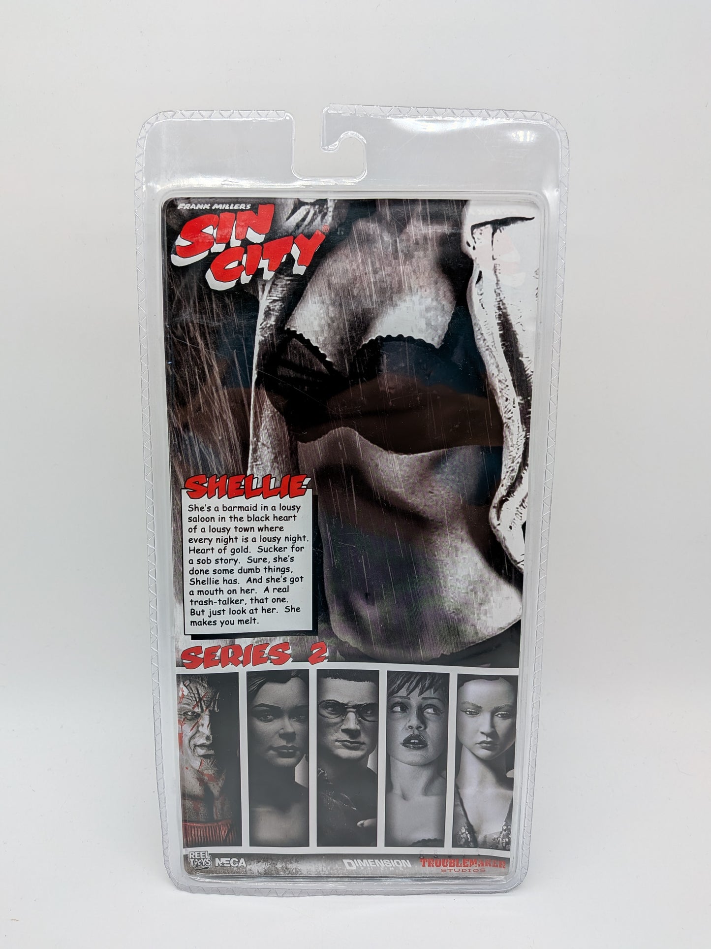 NECA 2005 Sin City Shellie with Knife & Bottles Action Figure