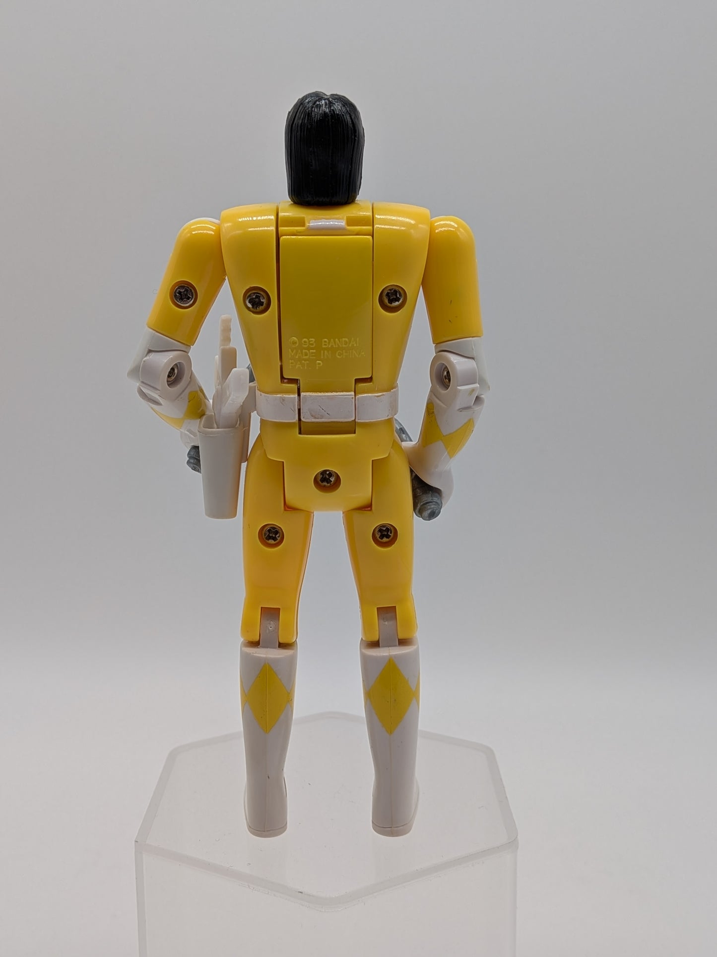 Bandai 1994 Mighty Morphin Power Rangers Auto-Morphin Series 1 Yellow Ranger (Trini) Action Figure