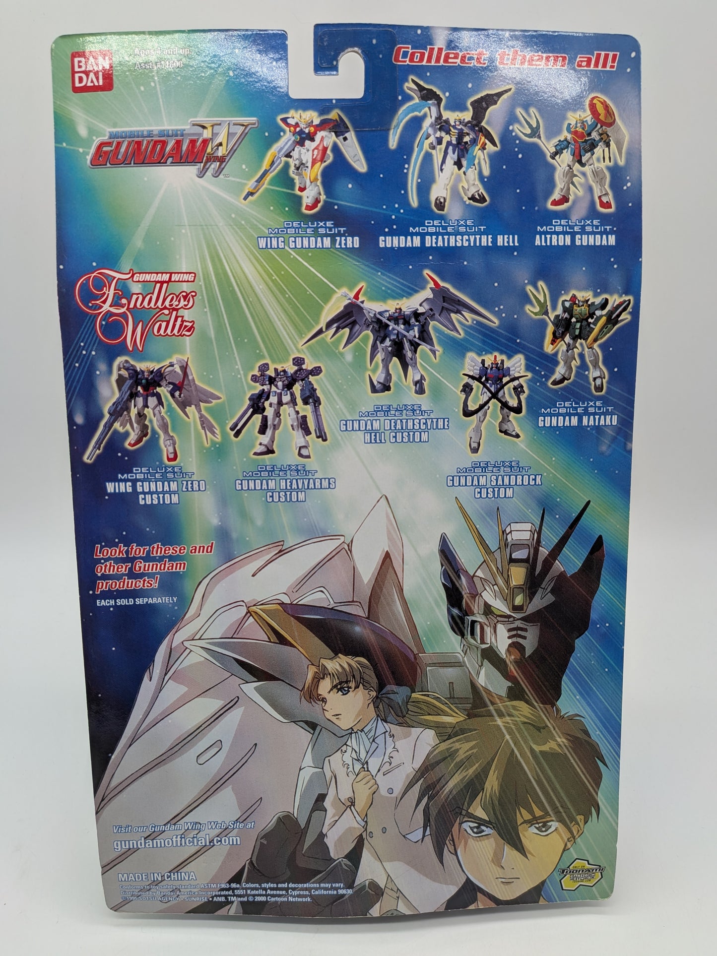 Bandai 2000 Mobile Suit Gundam Wing Gundam Sandrock Custom Action Figure