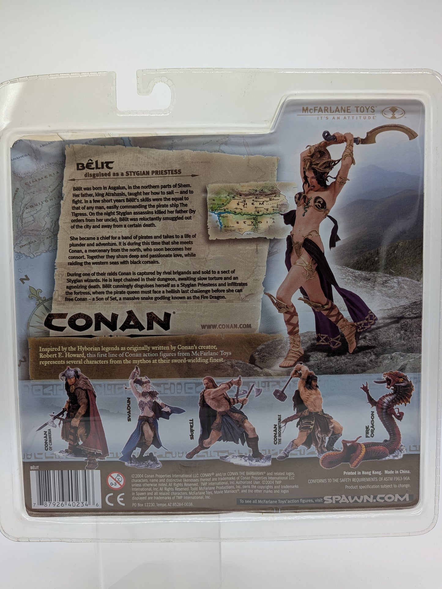 McFarlane Toys 2004 Conan Series 1 Belit Action Figure