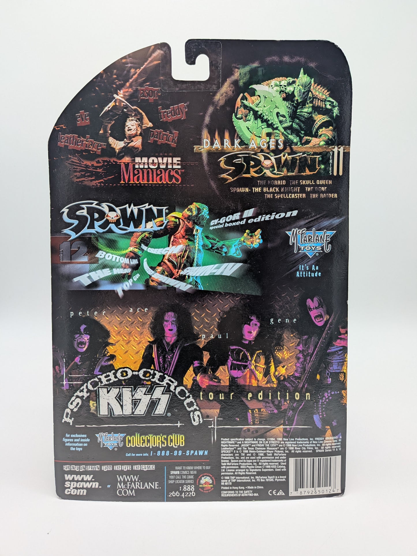 Mcfarlane Toys 1995 Psycho-Circus Kiss Peter Criss Action Figure