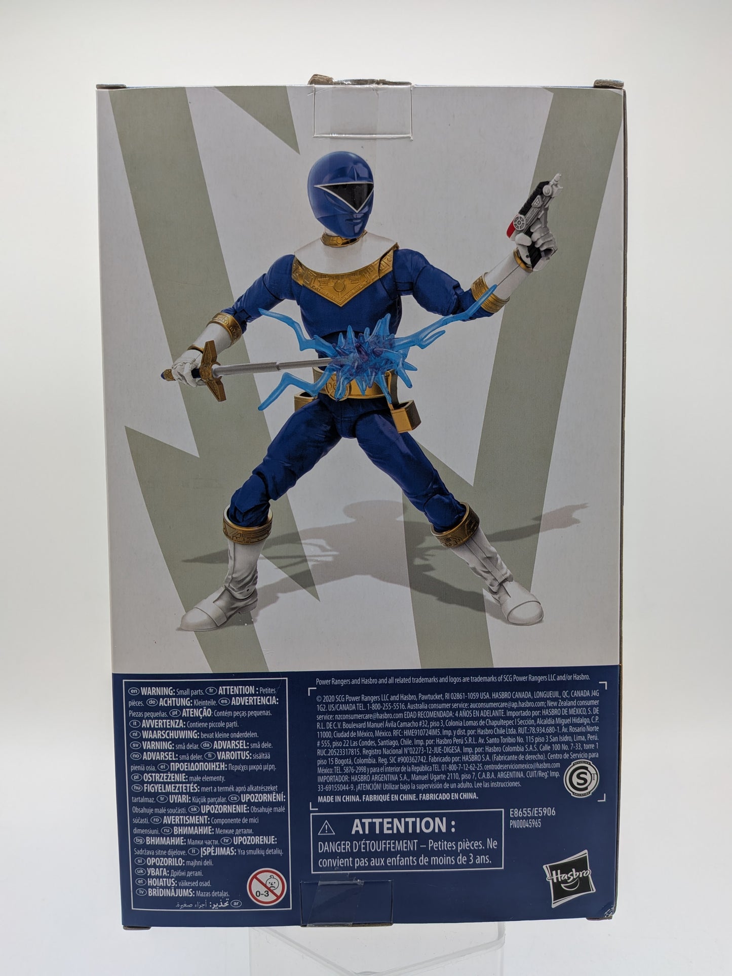 Hasbro 2020 Power Rangers Lightning Collection Zeo Blue Ranger Action Figure