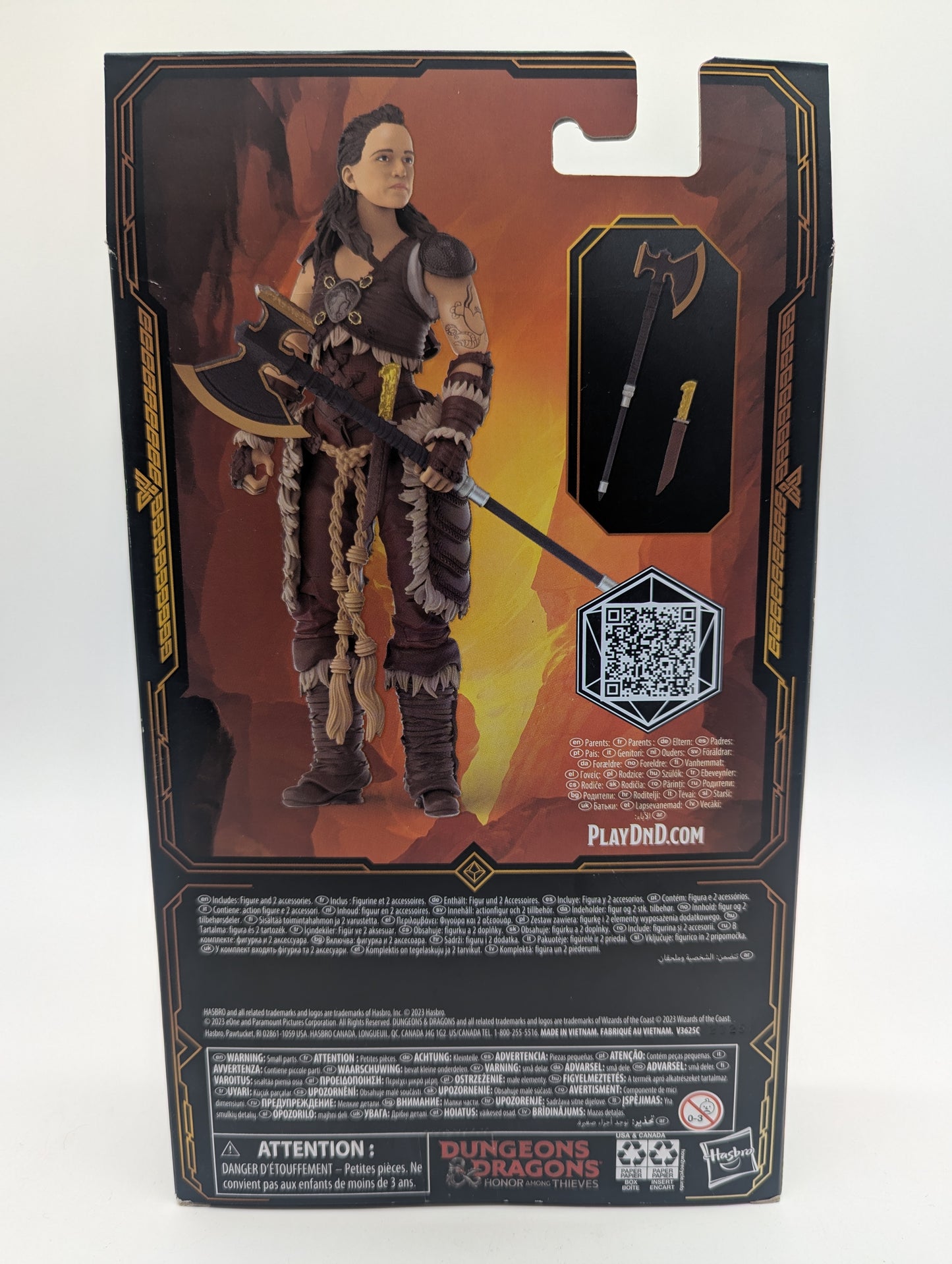 Hasbro 2023 Dungeons & Dragon Honor Among Thieves Holga Action Figure