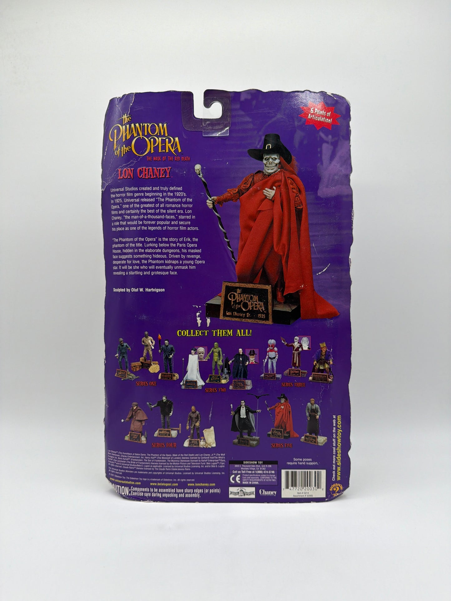 Sideshow Toy Classic Edition Universal Monsters 2001 The Phantom of the Opera