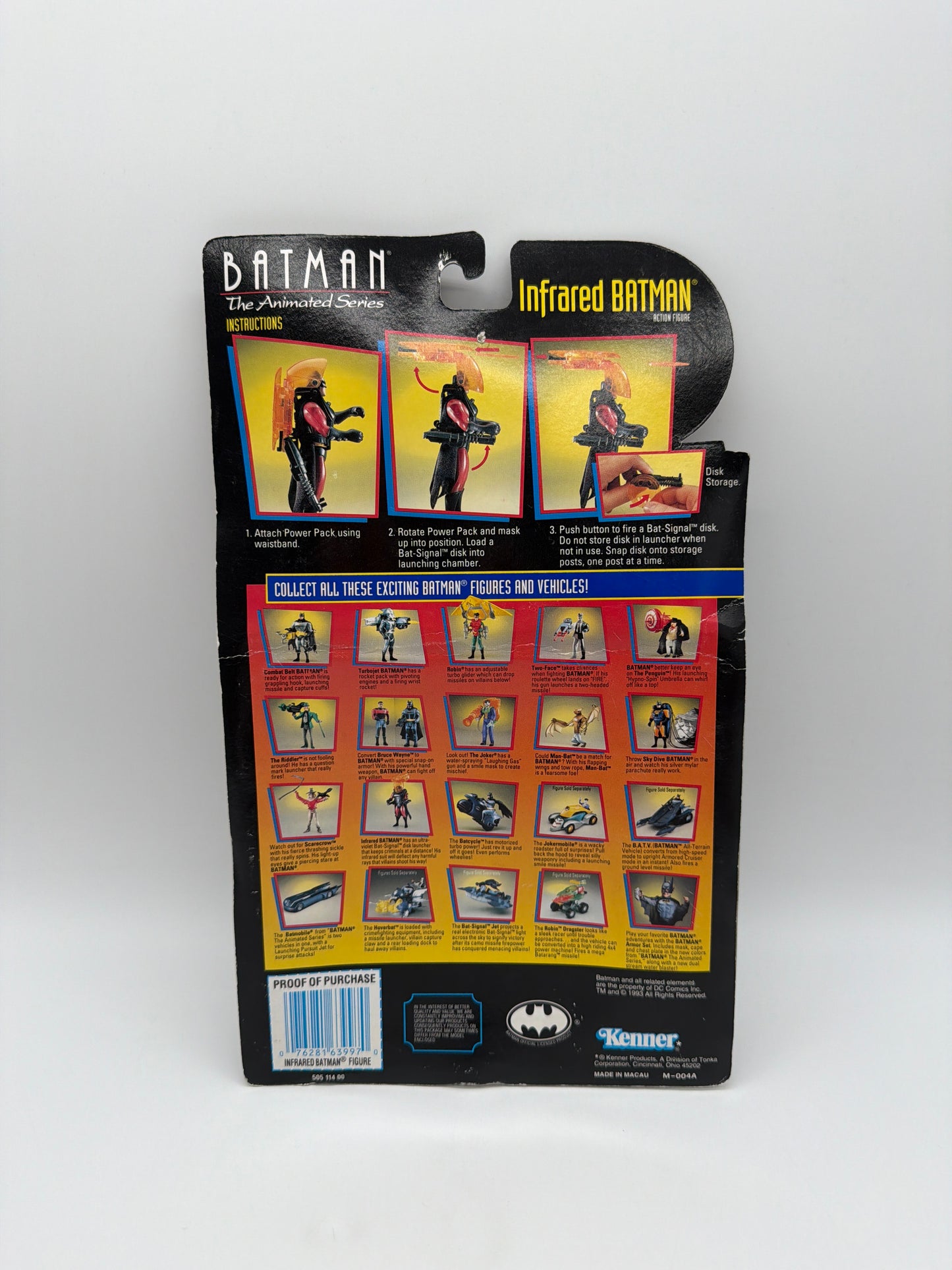 Kenner 1993 Batman The Animated Series Infrared Batman