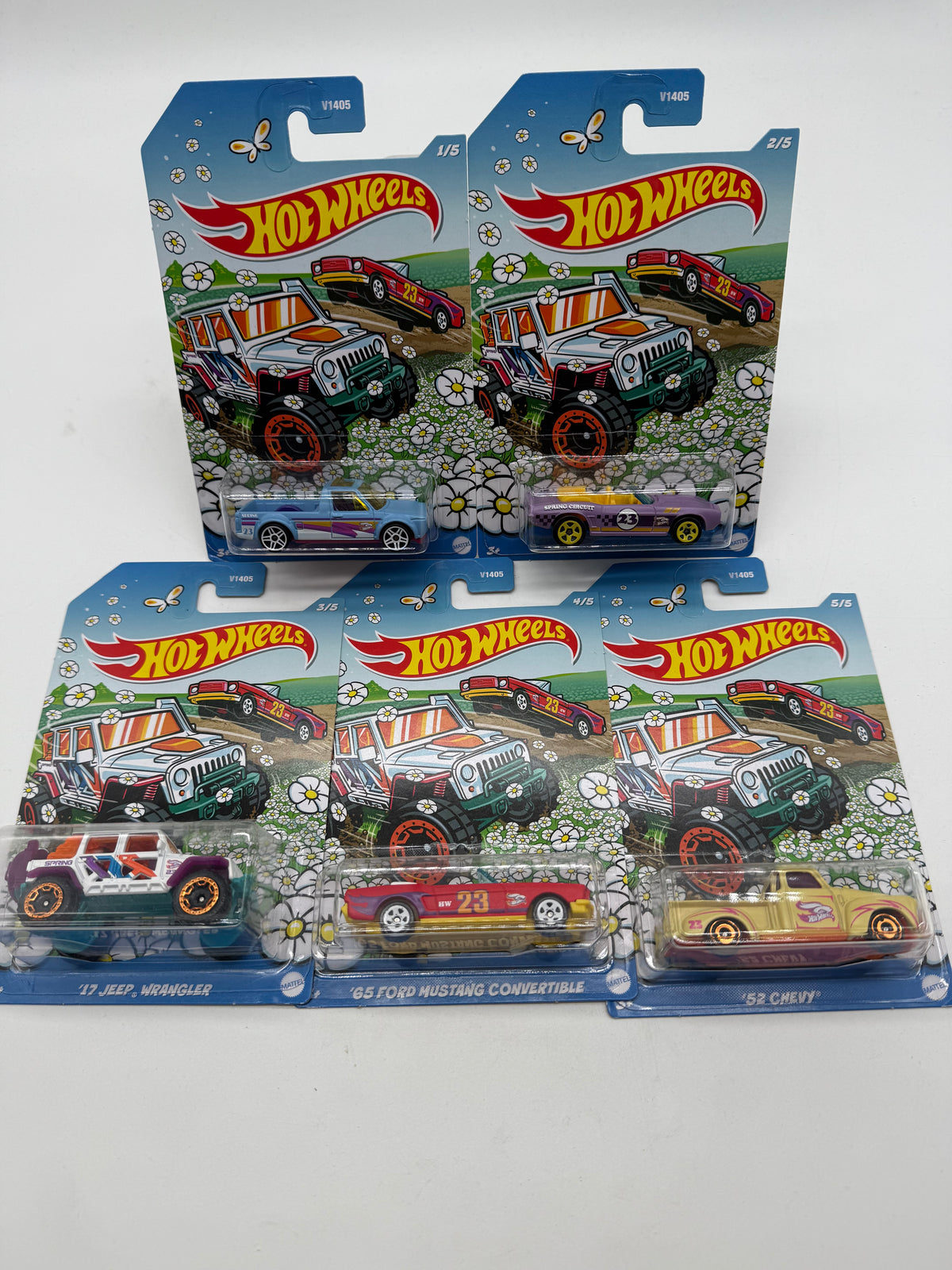 Hot Wheels Spring Easter Series 5 Car Set 2021 Mattel, photo 1 of 6