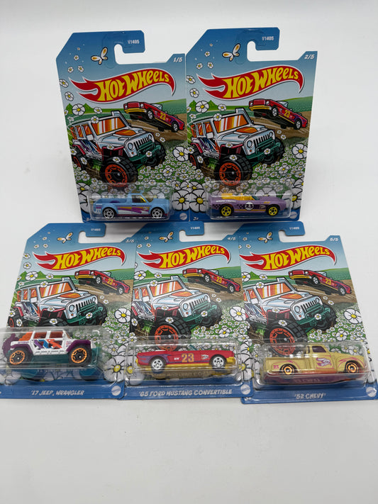 Hot Wheels Spring Easter Series 5 Car Set 2021 Mattel