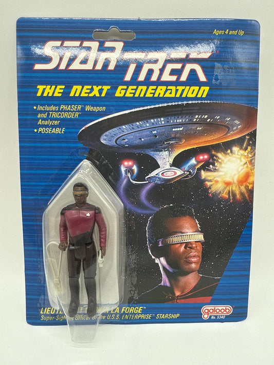 Galoob 1988 Star Trek The Next Generation Lieutenant Geordi La Forge