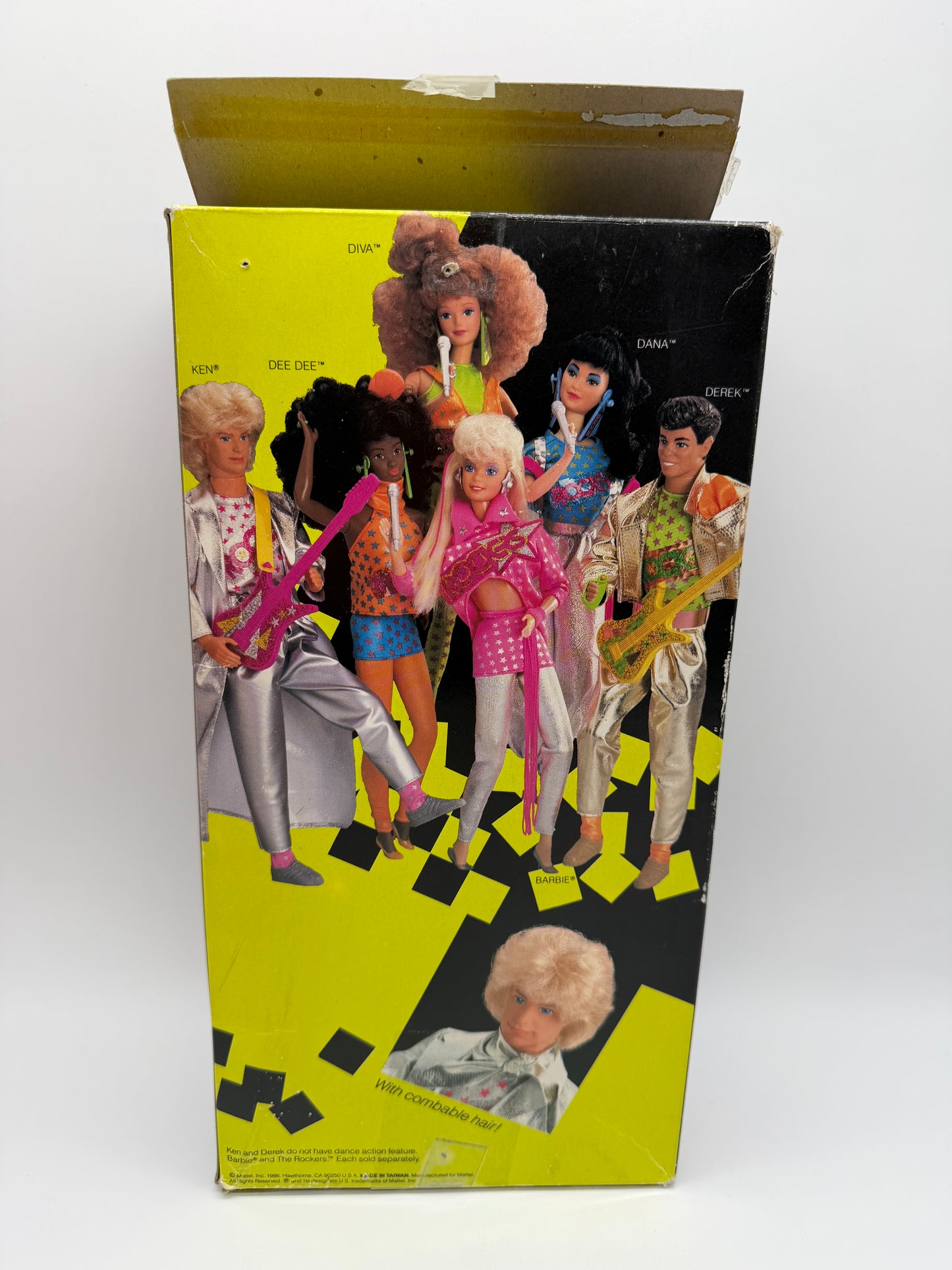 Mattel 1986 Barbie and the Rockers "Hot Rocking Fun" Ken Doll #3131