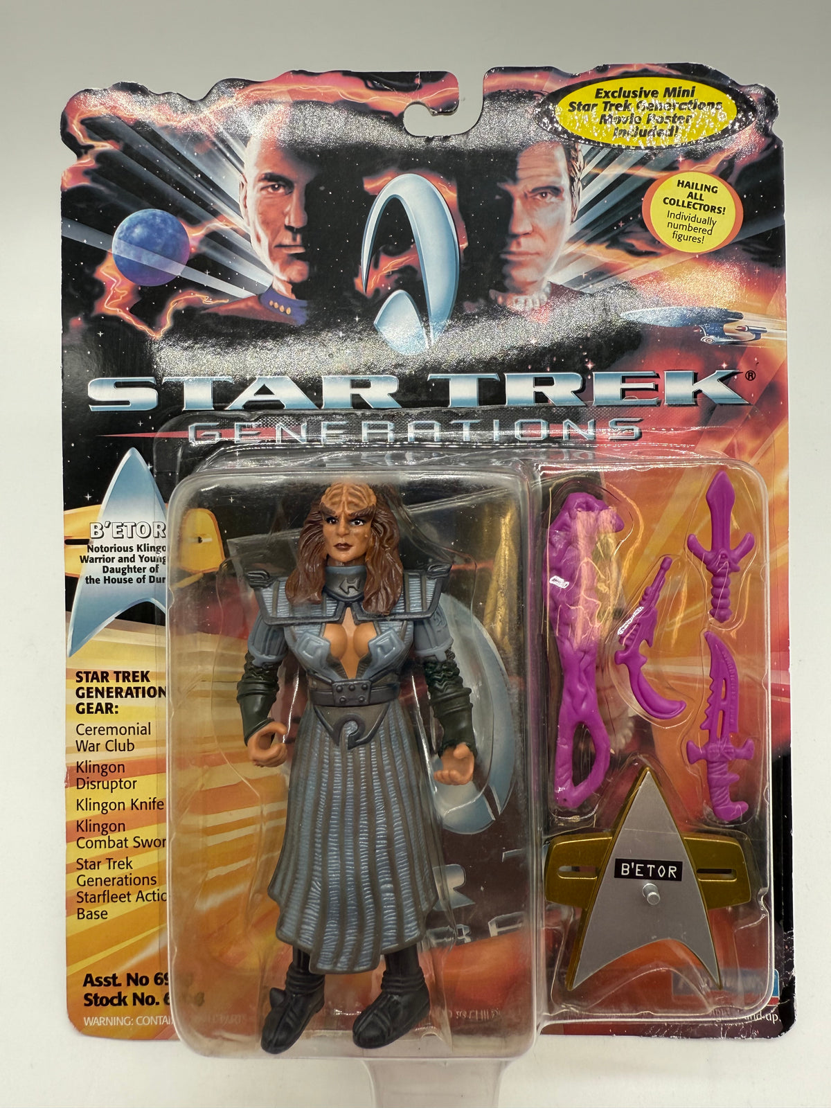 Star Trek B'etor 1994 Playmates, photo 1 of 2