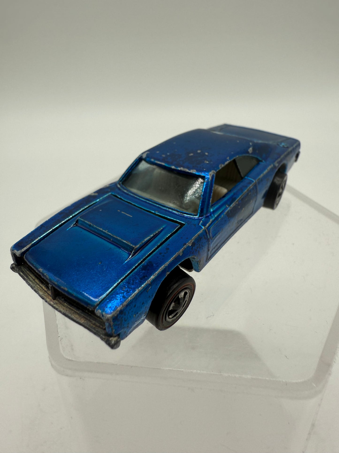 Hot Wheel Vintage Redline Custom Dodge Charger (Blue) 1968 Mattel