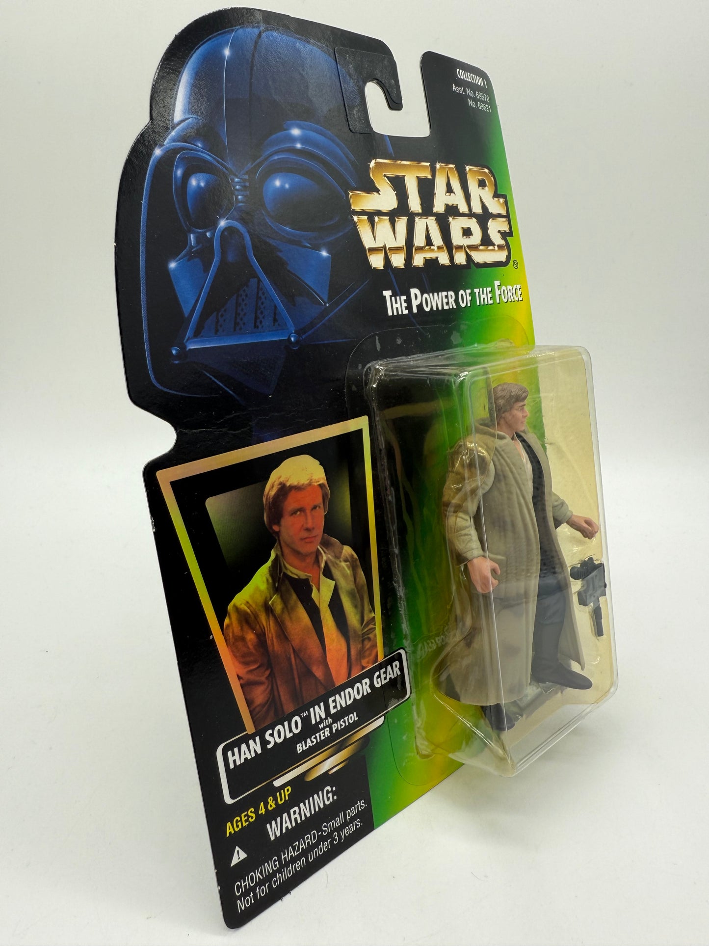 Kenner 1996 Star Wars The Power of the Force Han Solo In Endor Gear