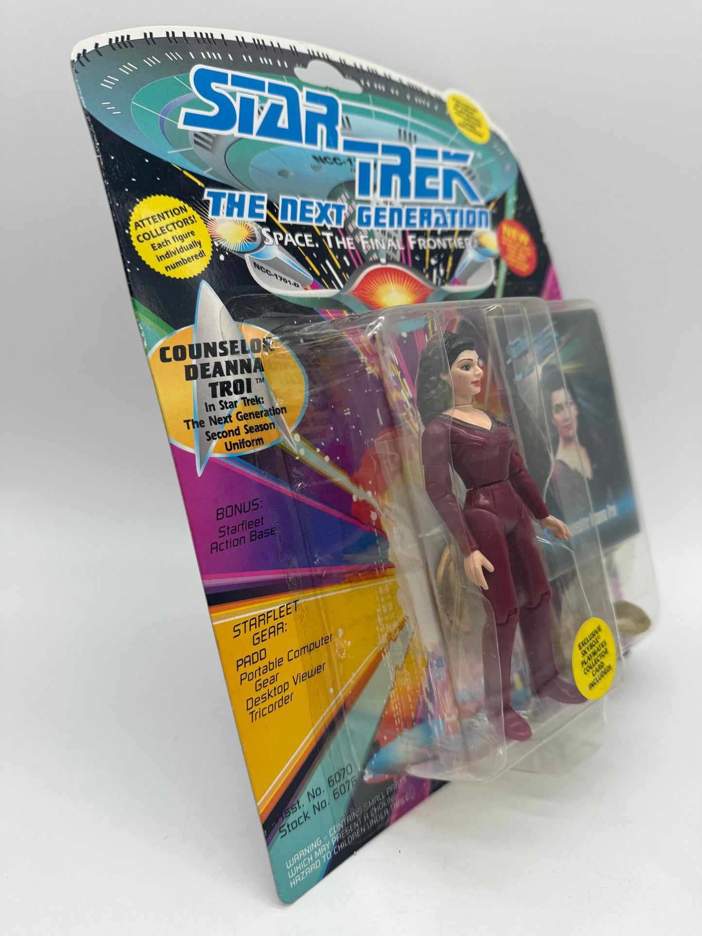 Playmates 1993 Star Trek Next Generation Conselor Deanna Troi