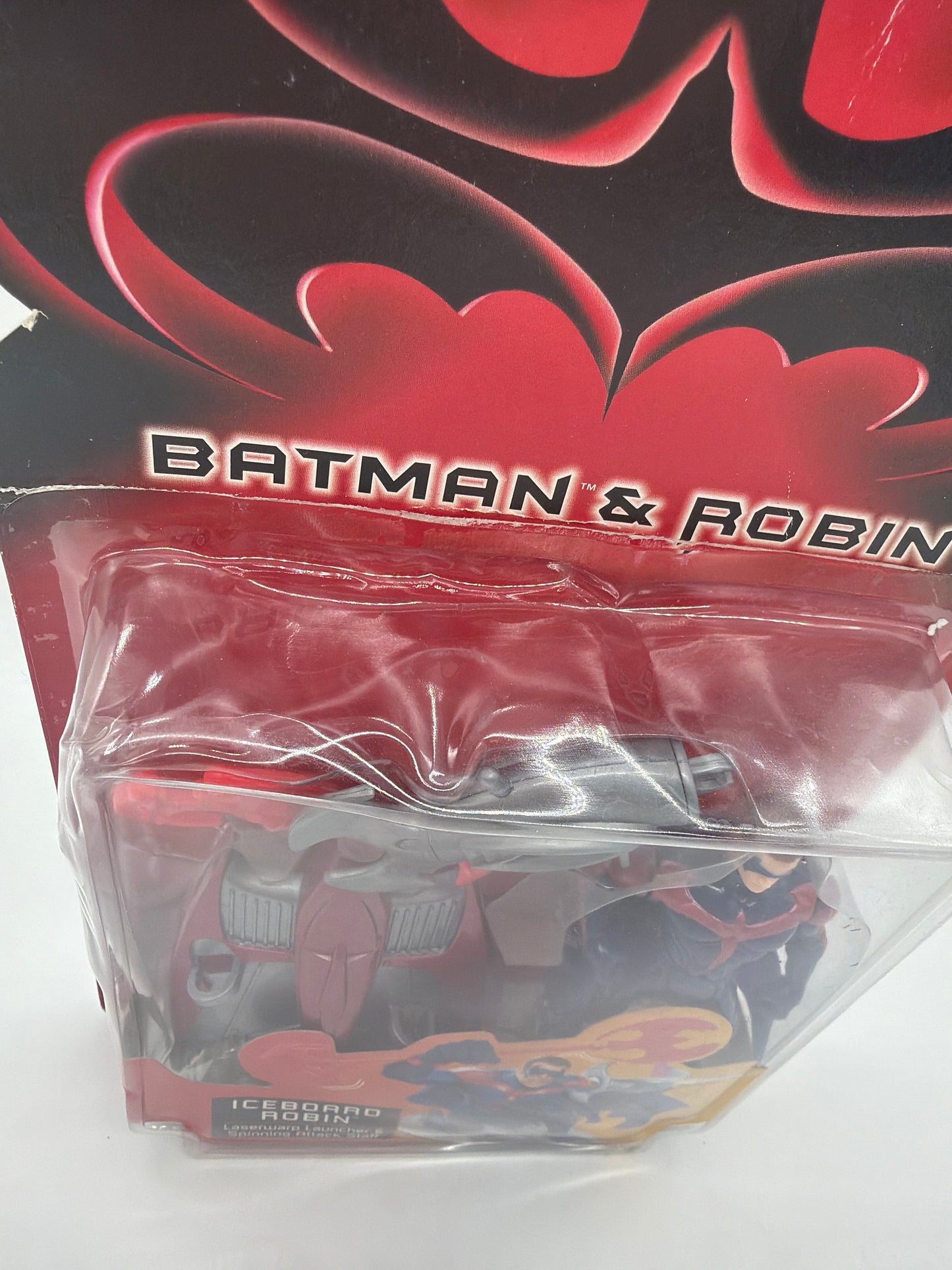 Hasbro 1997 Batman & Robin Iceboard Robin (Laserwarp Launcher & Spinning Attack Staff)