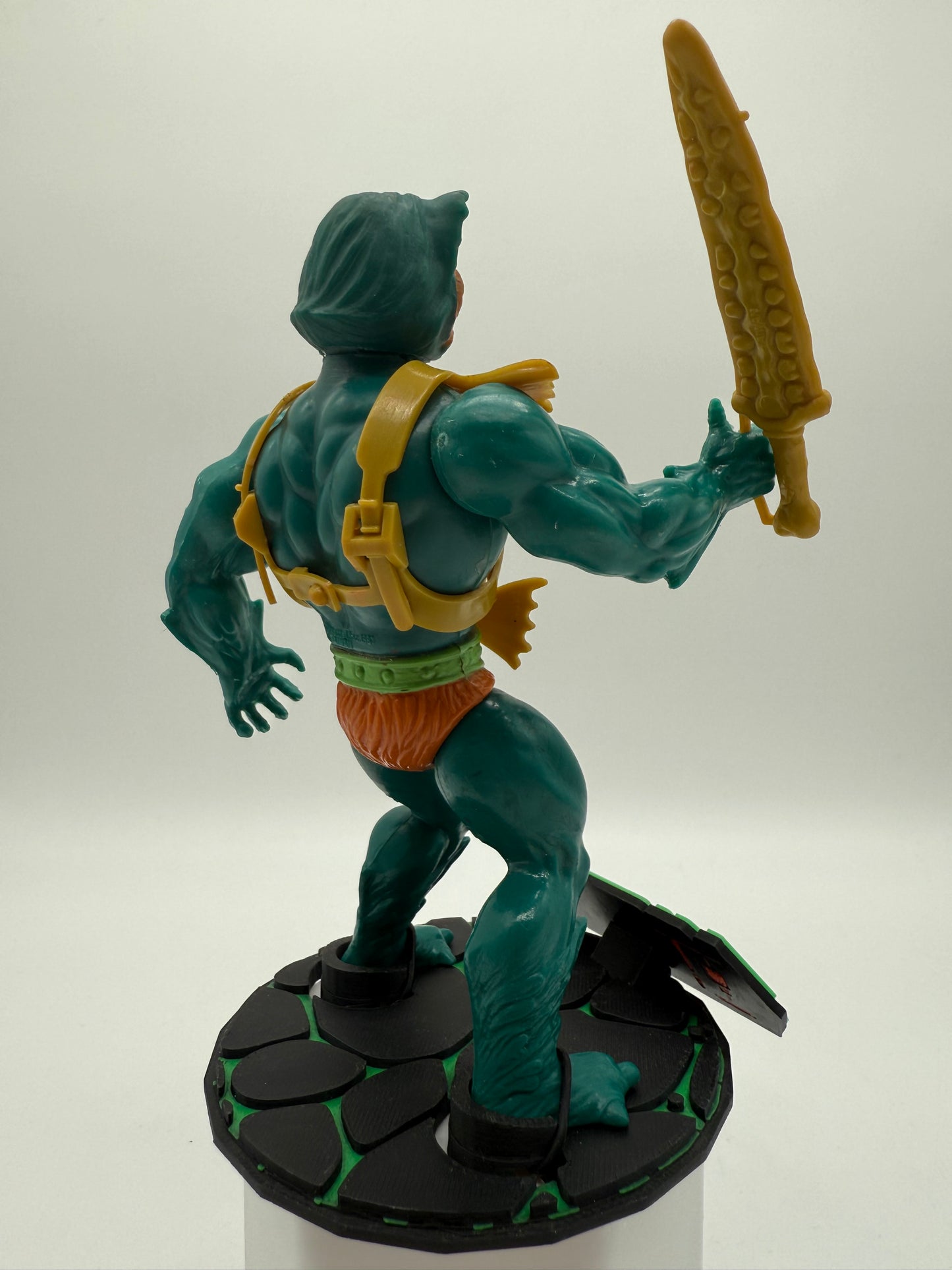 Mattel 1985 Vintage Masters of the Universe Mer Man (Green Belt Variant)