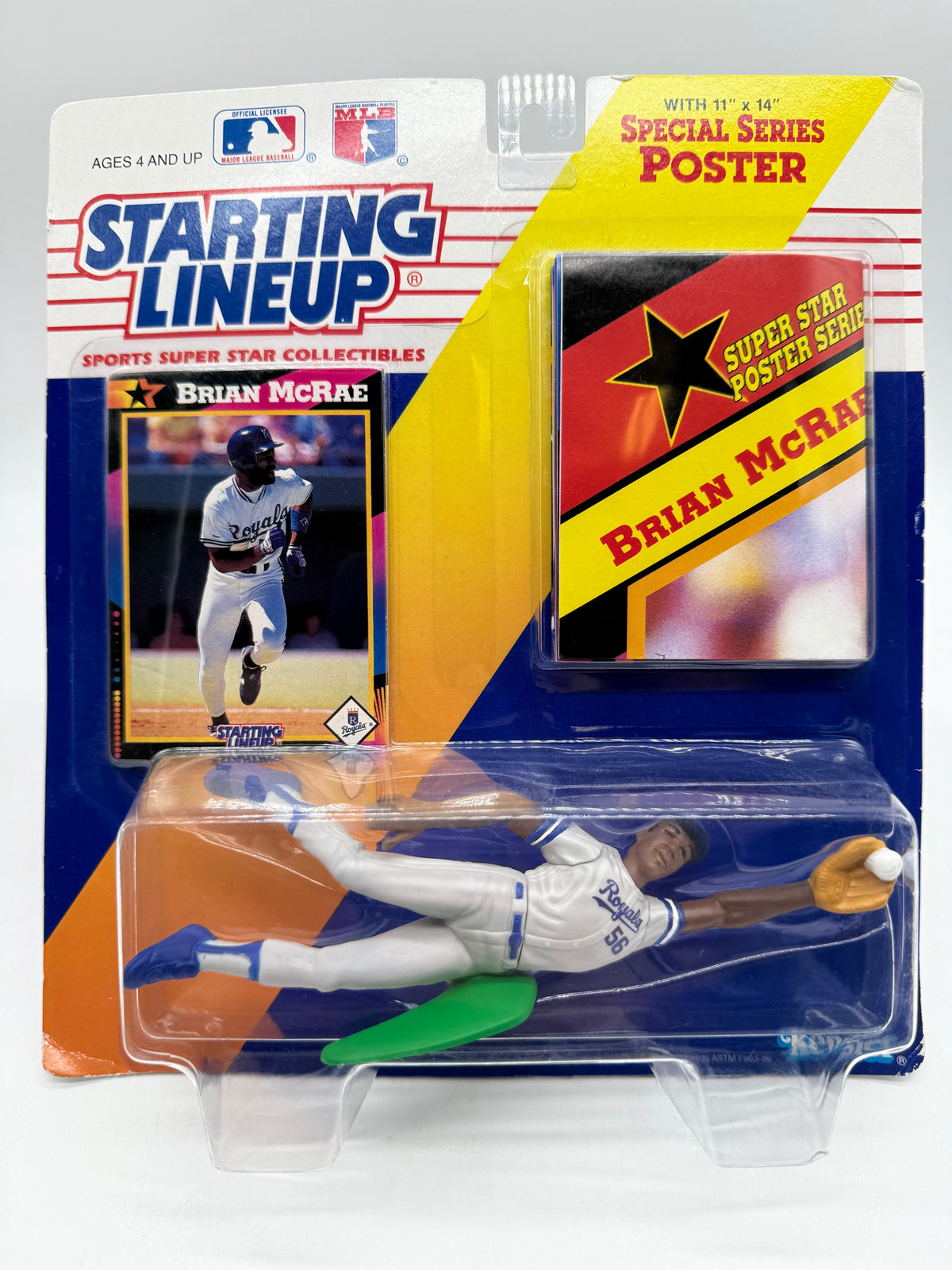 Kenner 1991 MLB Starting Lineup Brian McRae, photo 1 of 2