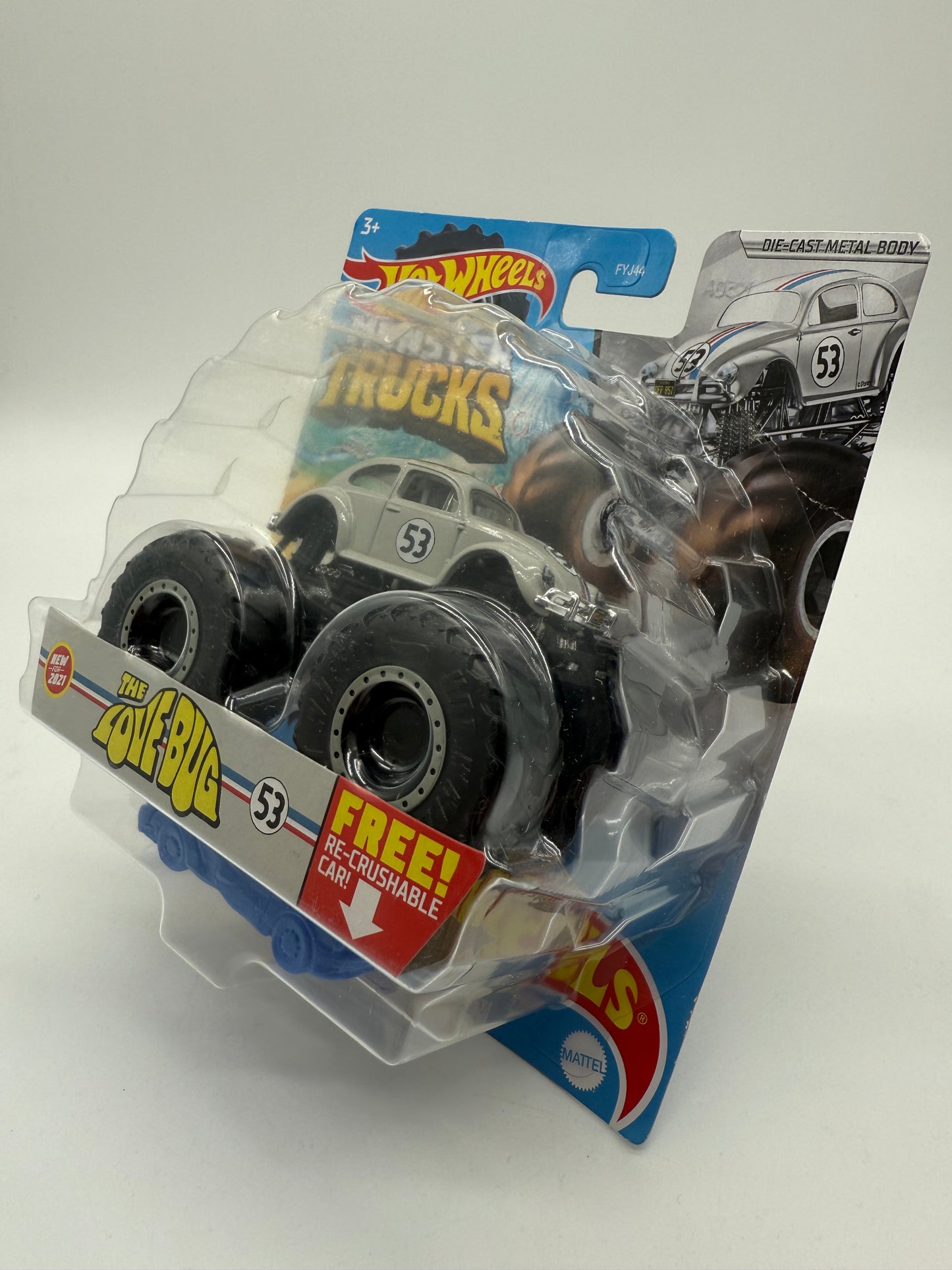 Mattel 2020 Hot Wheels Monster Trucks The Love Bug 53