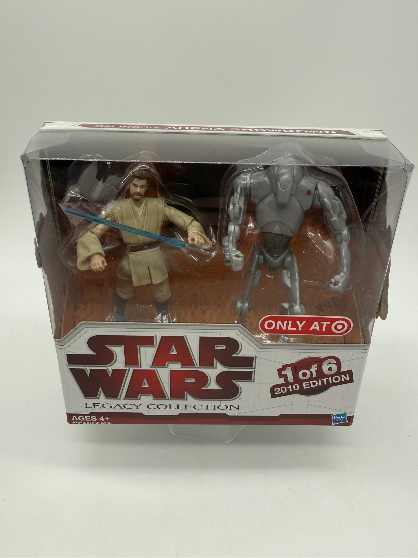 Hasbro 2009 Target Exclusive Star Wars Legacy Collection Geonosis Arena Showdown Obi-Wan Kenobi VS Super Battle Droid
