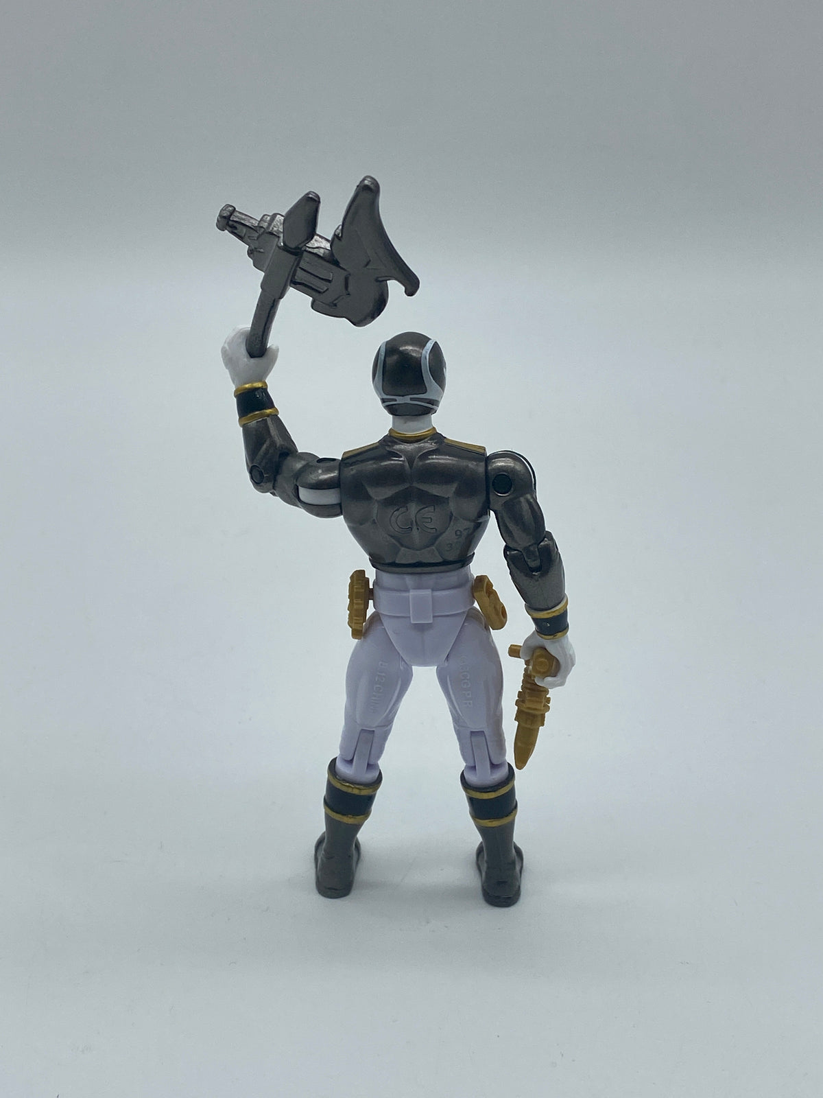 Bandai Power Rangers Megaforce Metallic Black Ranger Action Figure, photo 3 of 4