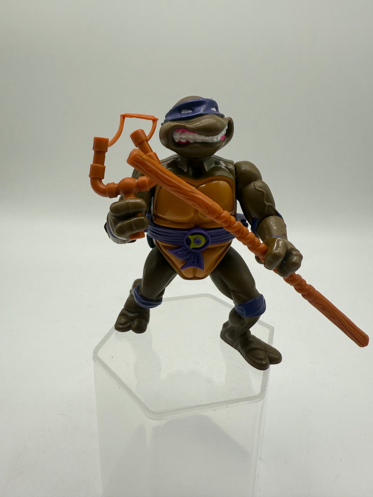 TMNT Vintage Donatello With Storage Shell 1990 Playmates