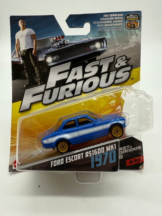 Hot Wheels Fast and Furious Ford Escort R51600 MK1 2016 Mattel