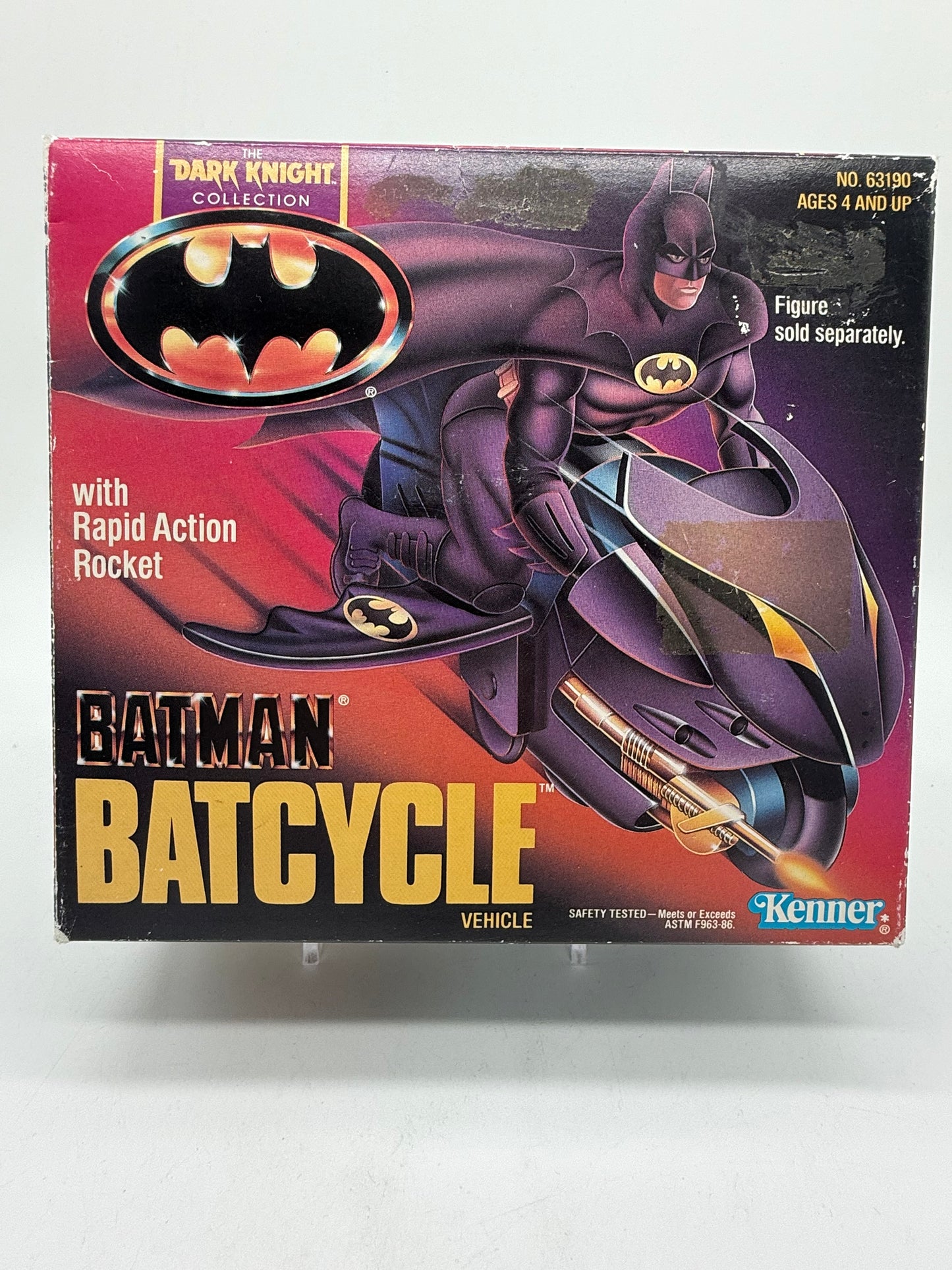 Kenner 1990 The Dark Knight Collection Batman Batcycle