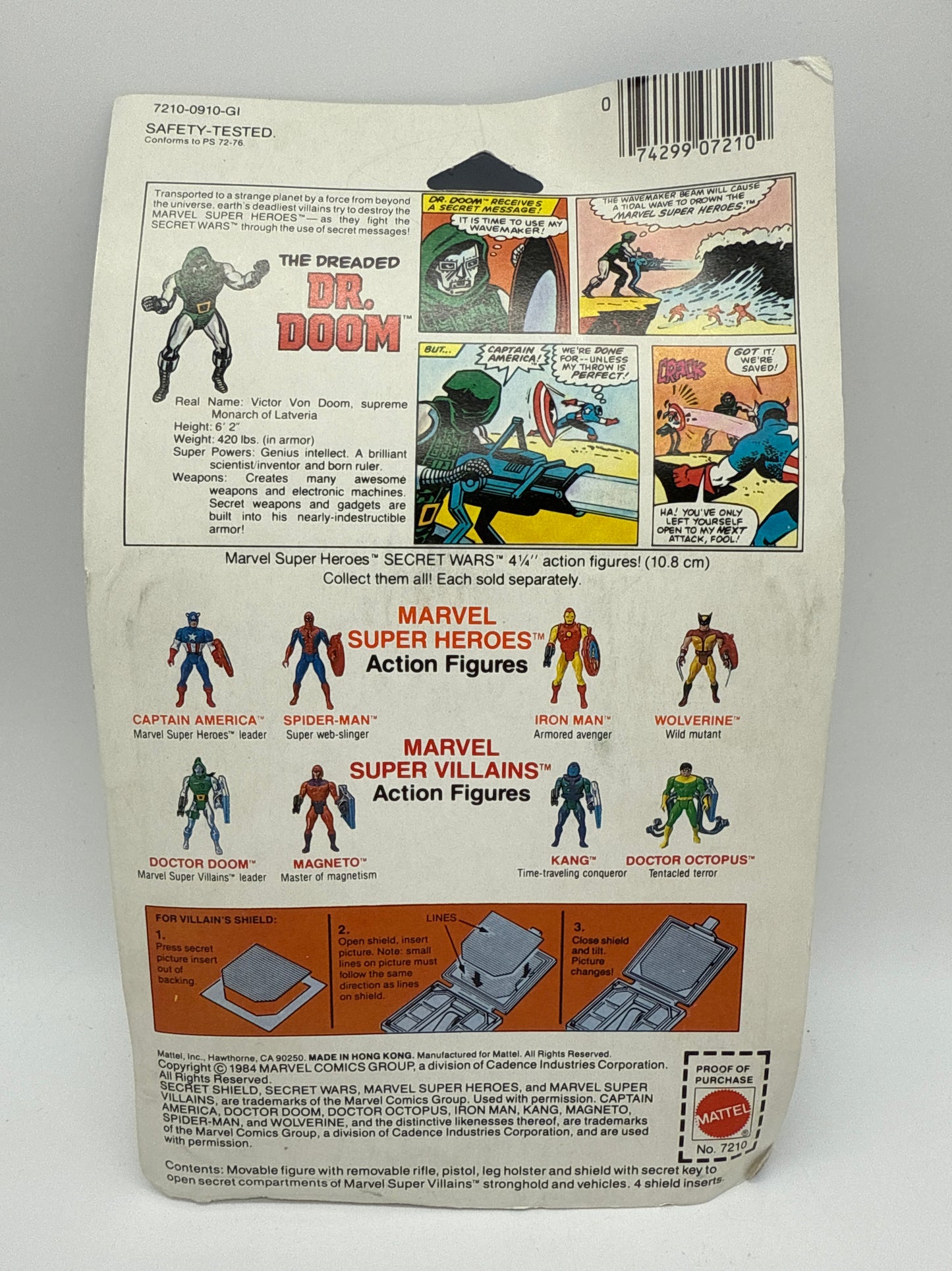Mattel 1984 Marvel Super Heroes Secret Wars Doctor Doom