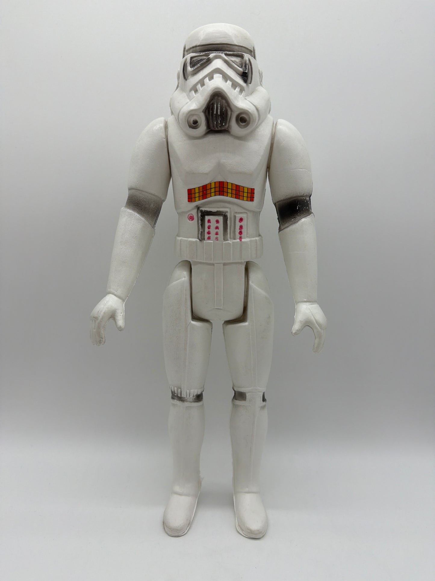 Vintage Mexico Bootleg Star Wars Blowmold Stormtrooper with Gun 14-Inch
