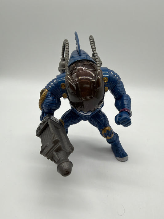 Mattel 1995 Street Sharks PowerBite Dr. Piranoid Action Figure