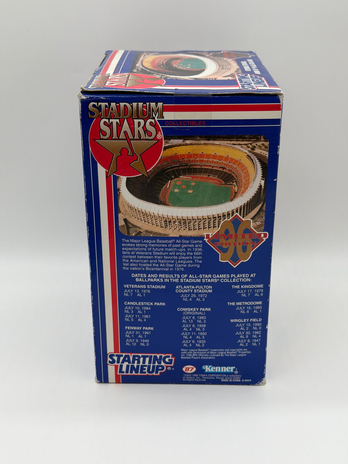 Kenner 1996 Starting Lineup Stadium Stars Matt Williams