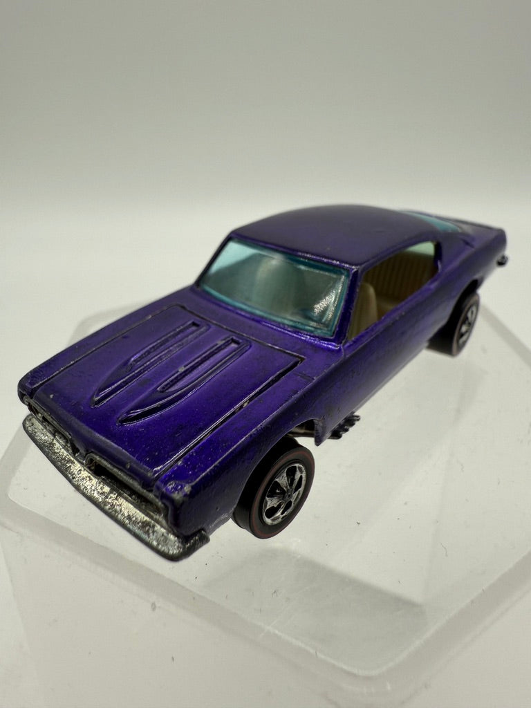 Hot Wheels Vintage Sweet 16 Redline Custom Barracuda (Purple) 1967 Mattel, photo 2 of 10