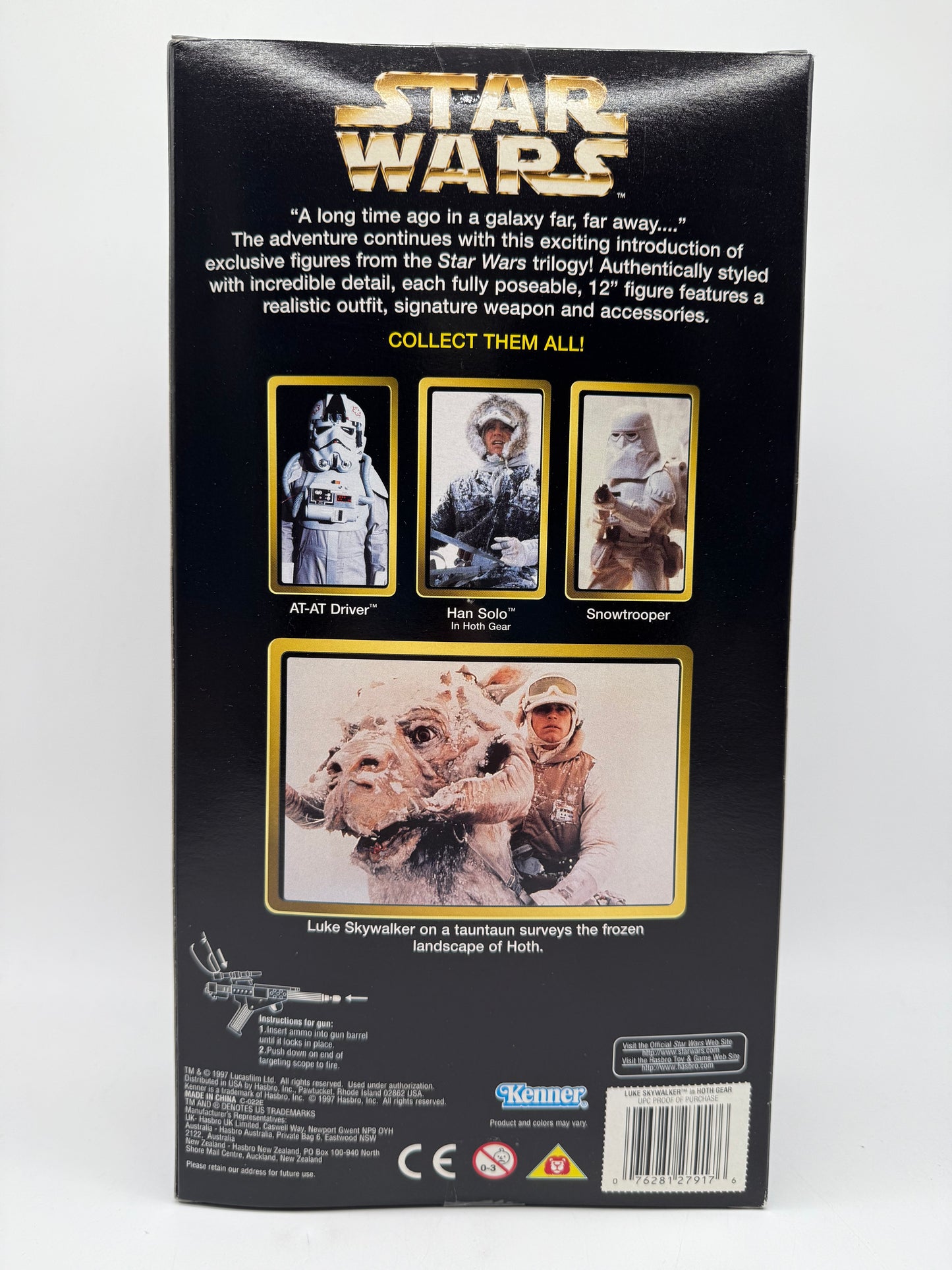 Hasbro 1998 Star Wars Action Collection Luke Skywalker in Hoth Gear