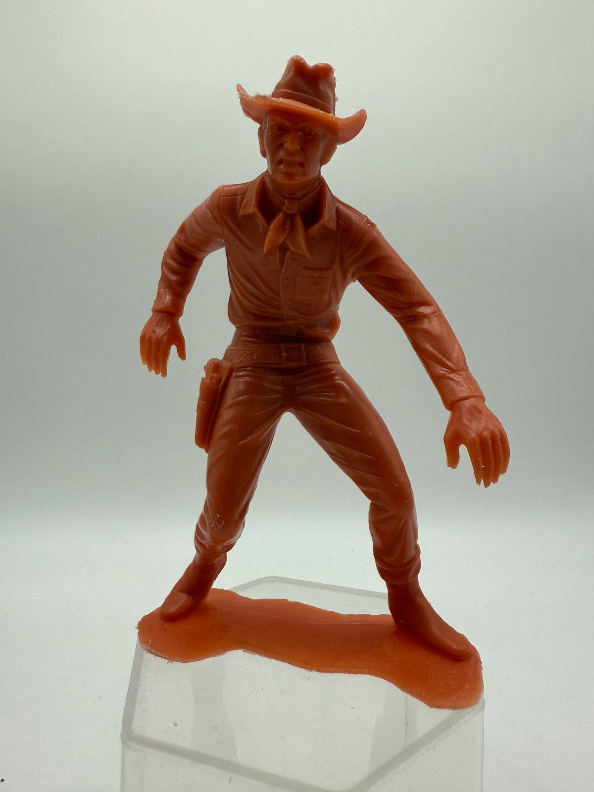 Vintage 1960's Louis Marx Figure 6" Wild West Cowboy Quick Draw, photo 1 of 6