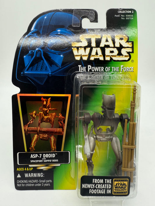 Kenner 1996 Star Wars The Power of the Force ASP-7 Droid