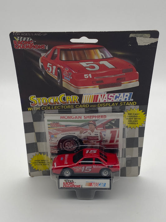 Racing Champions Nascar Stock Car 1990 Morgan Shepherd #15 Motorcraft 1:64 Die-Cast Car