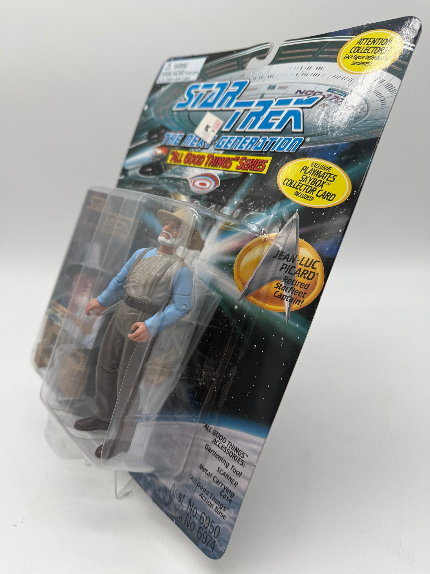 Playmates 1995 Star Trek Next Generation Captain Jean-Luc Picard Retired Starfleet Captain