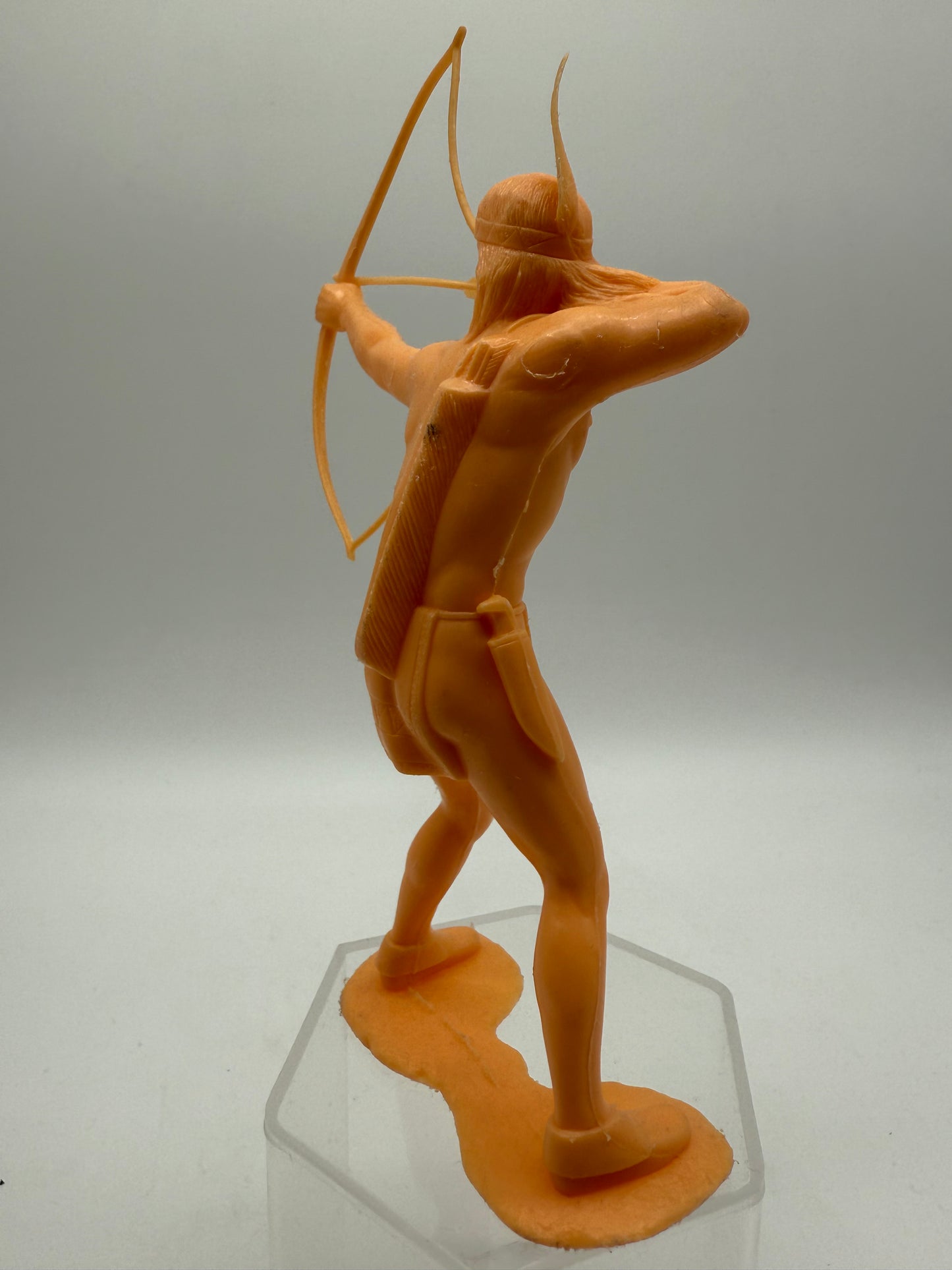 Vintage Plastic Native American Archer 1960s Louis Marx
