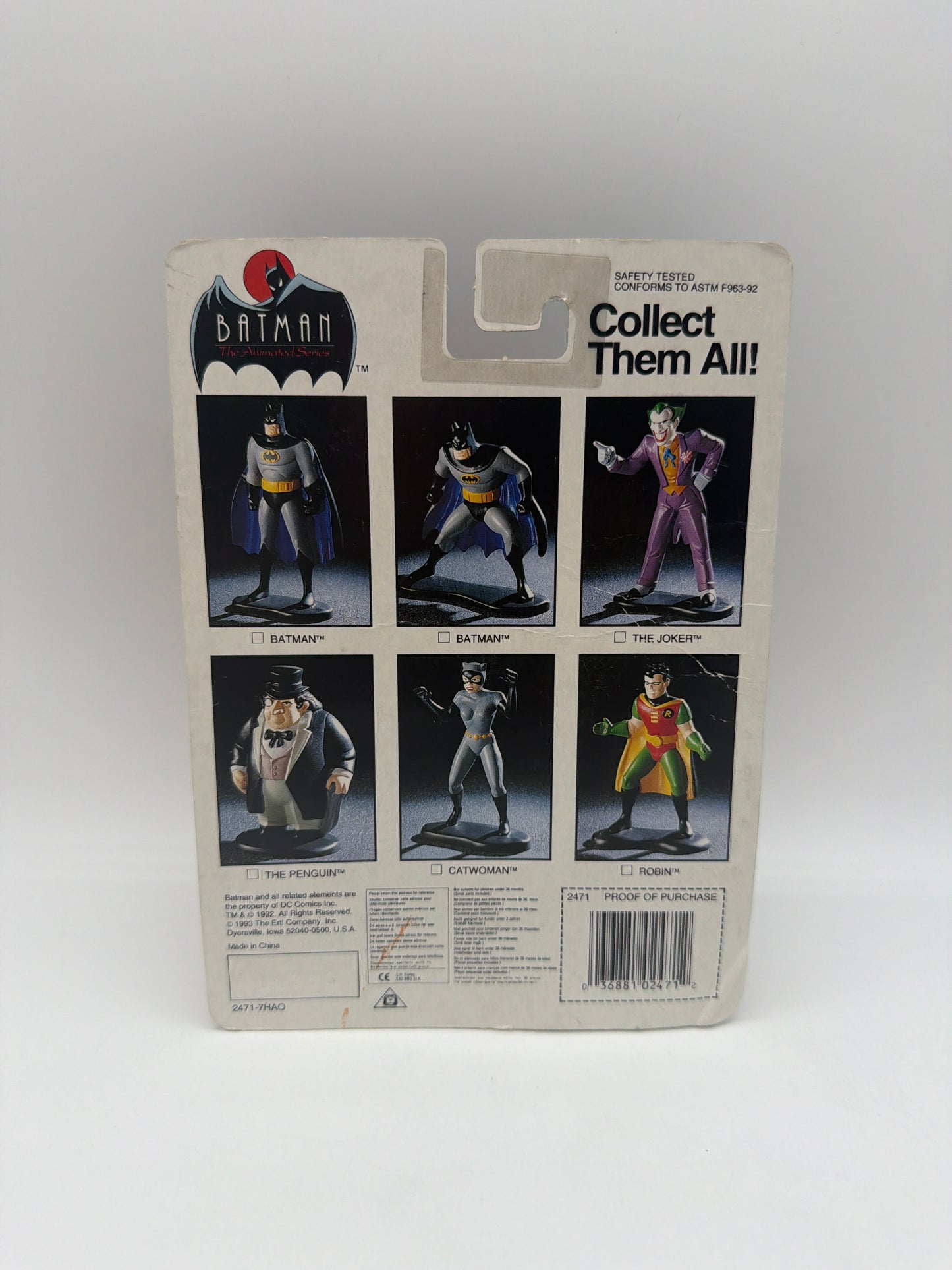 ERTL 1992 Batman The Animated Series The Joker