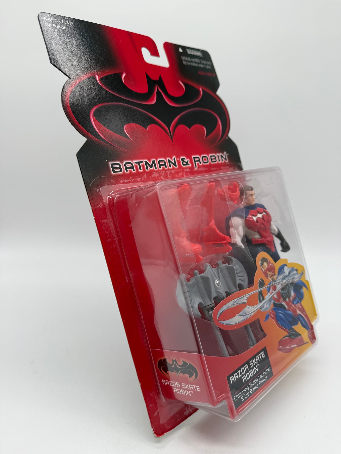 Hasbro 1997 Batman & Robin Razor Skate Robin (Chopping Blade Launcher & Ice Battle Armor)