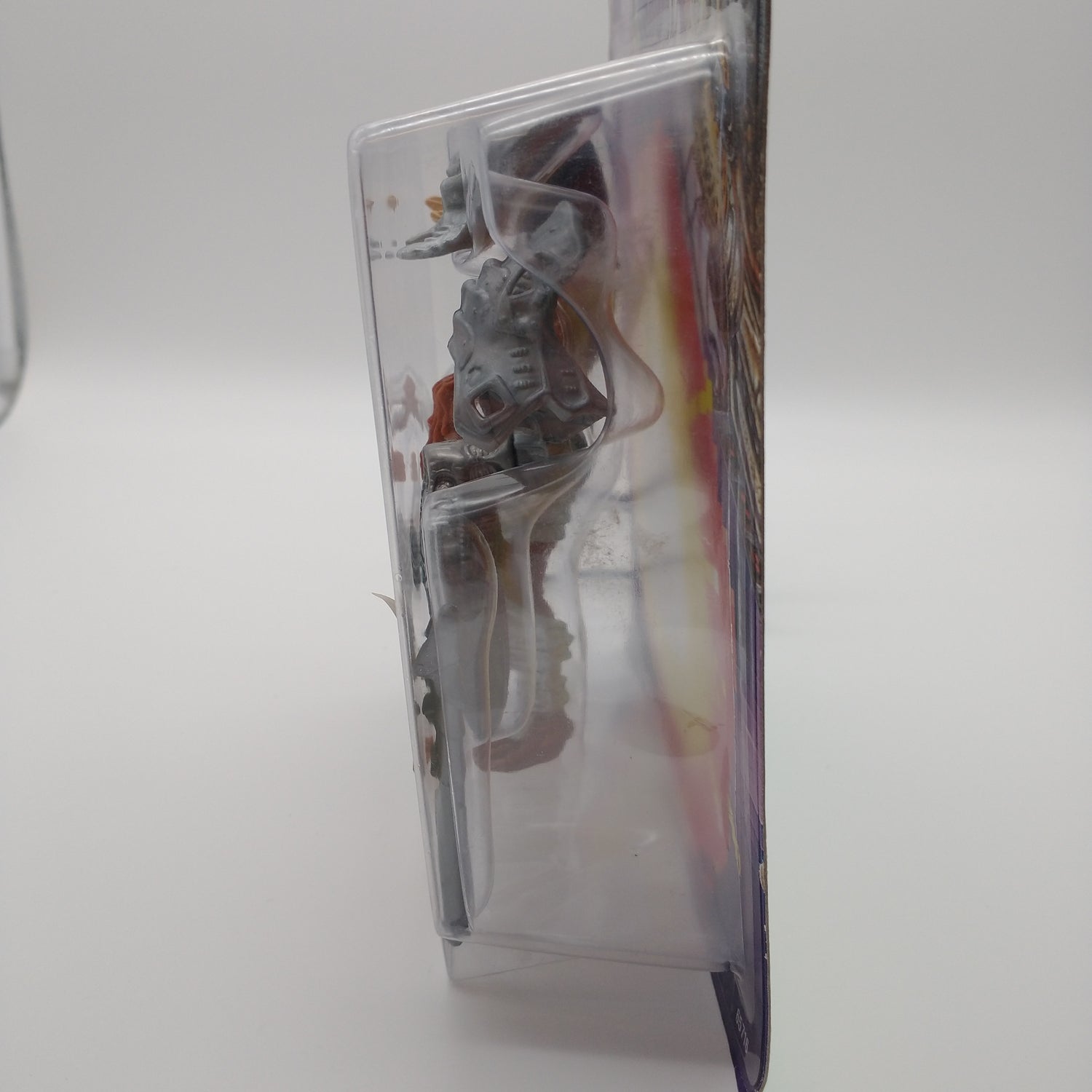 A picture of the right side of the cart and bubble. The action figure is inside.