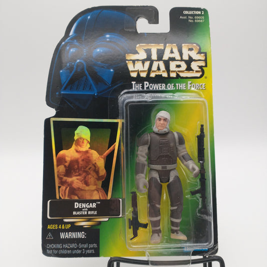 The front of the card and bubble. The figure is sealed inside.