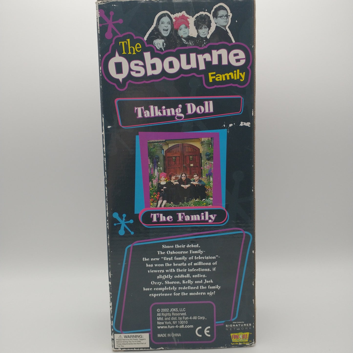 The Obsourne Family Talking Jack Doll Fun4All 2002