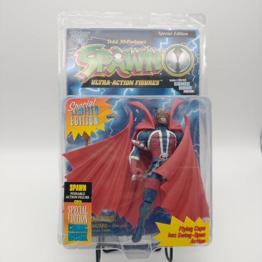 The front of the card and bubble. The figure is sealed inside.