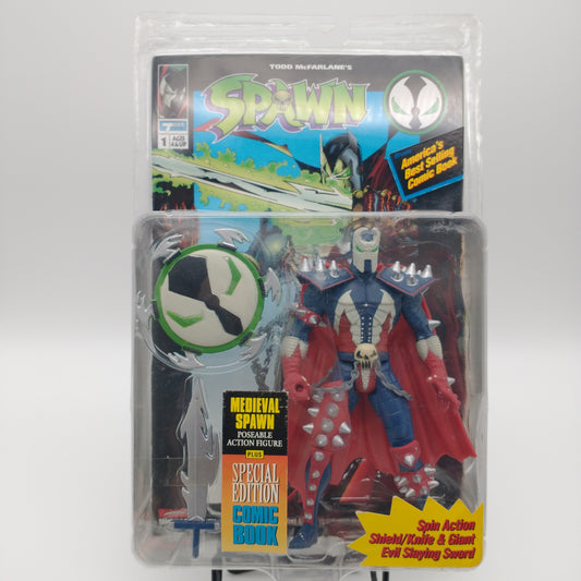 The front of the card and bubble. The figure is sealed inside.