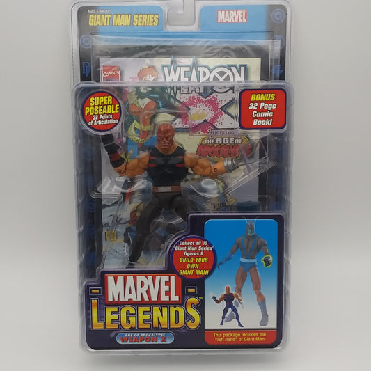 The front of the card and bubble. The figure is sealed inside.