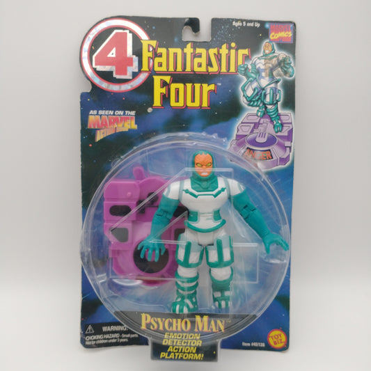 The front of the card and bubble. The figure is sealed inside.