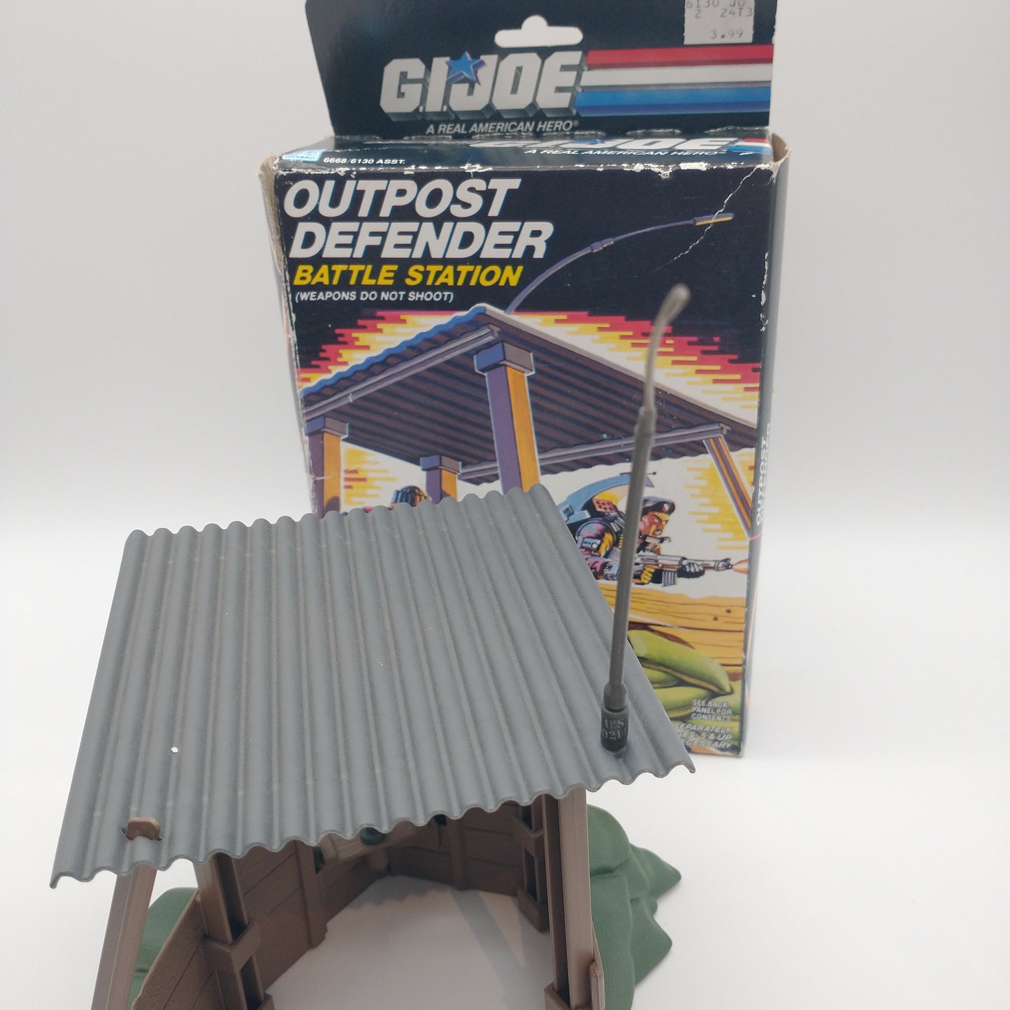 G.I Outpost Defender Battle Station 1986 Loose W/Box 100% Complete