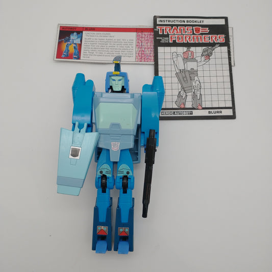 The action figure from the front