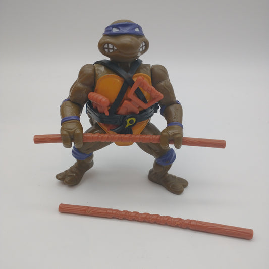 TMNT Donatello OG 1988 Figure Loose, Missing Ninja Stars